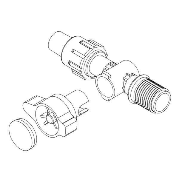 INICIAL COM REGISTRO, PORCA E ROSCA 1/2″ - Image 2